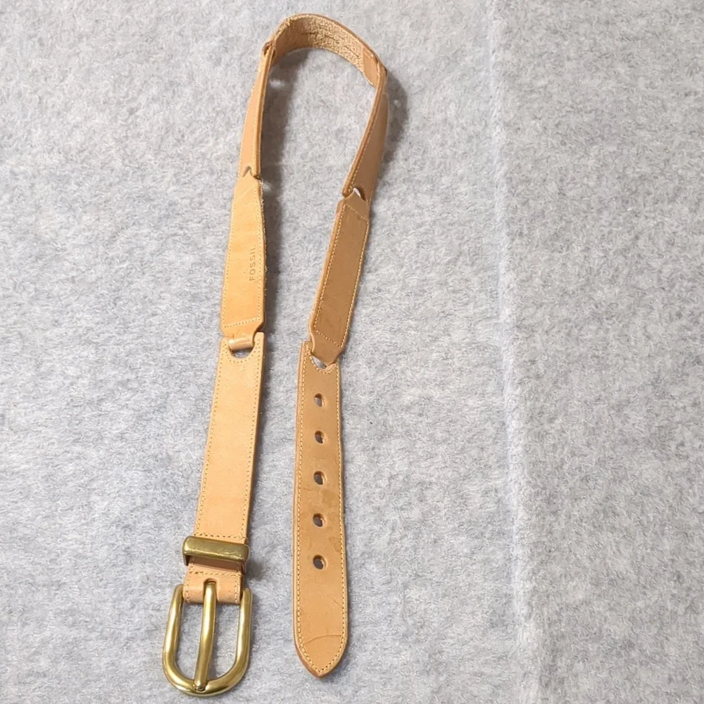 Fossil Leather Belt Women's Size Large